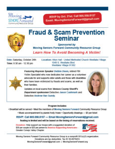 Fraud Seminar Flyer